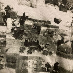 Wester wrangler polo cowboy all over print with pocket